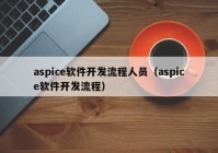 aspice软件开发流程人员（aspice软件开发流程）